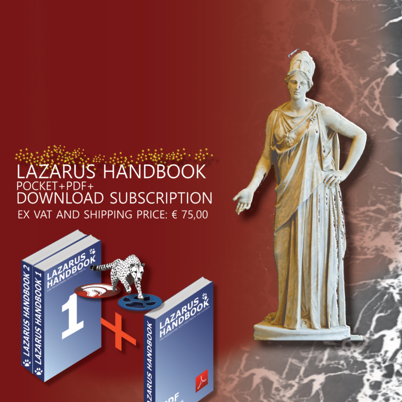 Christmasoffer 2023 Lazarus Handbook Pocket + Subscription